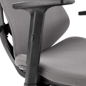 Фото7.Кресло офисное Halmar RUBIO Серый/Черный